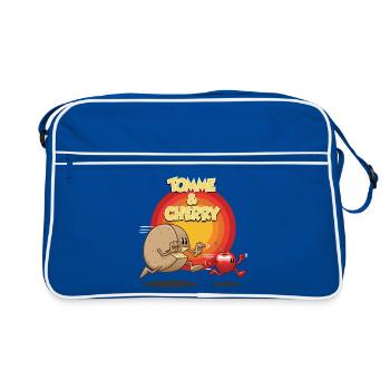 Tomme et cherry - Sac Retro - bleu/blanc - Devant