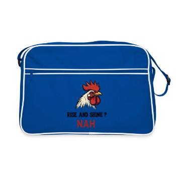 Rise and Shine? Near - Retro Bag - blue/white - Front