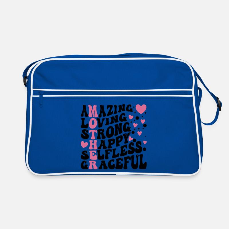 Die beste Mutter aller Zeiten Retro Tasche