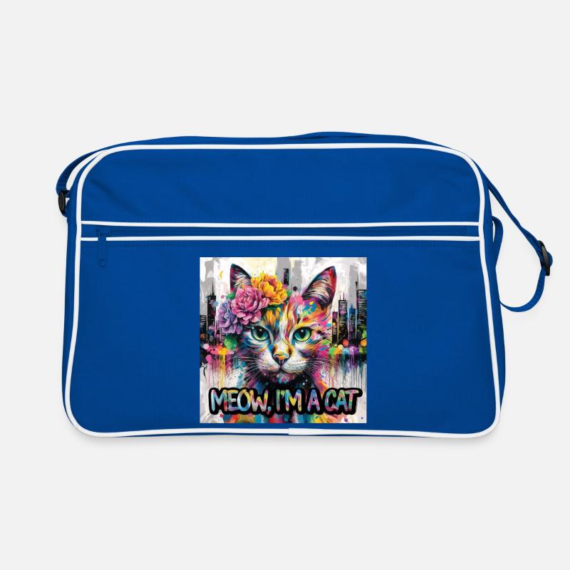 Artful Cat Version 2 Retro Bag