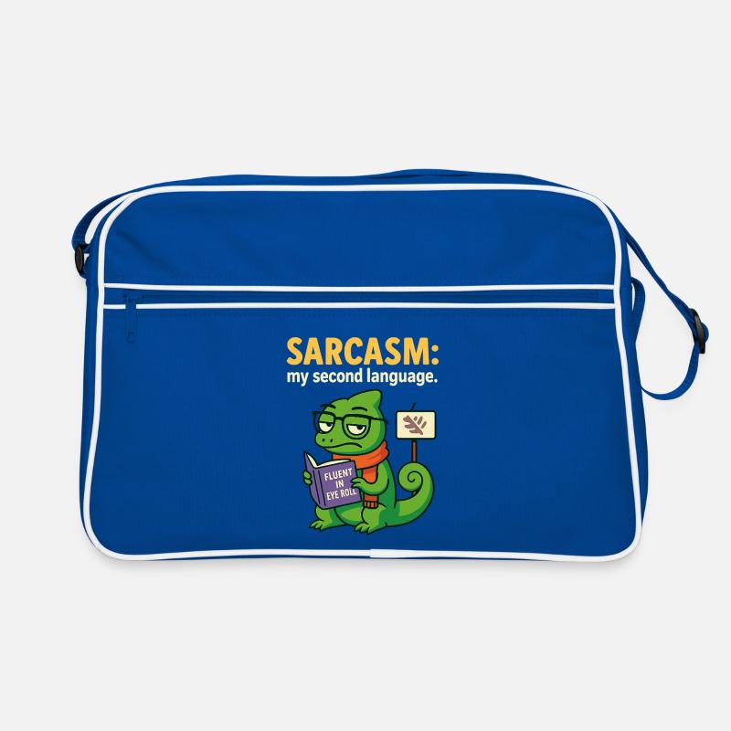 Sarcasme de la seconde langue Sac Retro