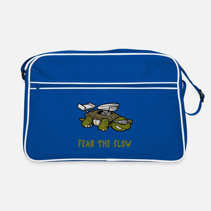 Angst vor der Langsamkeit Schildkröte Retro Tasche