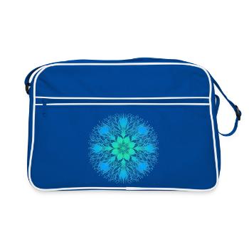 Floral Mandala - Sac Retro - bleu/blanc - Devant