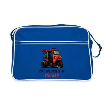Vietnam Tuk-Tuk Racing - Sac Retro - bleu/blanc - Devant