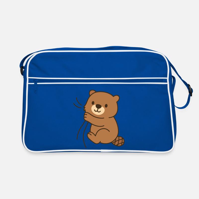 Eingekuschelt – Biberbaby Retro Tasche