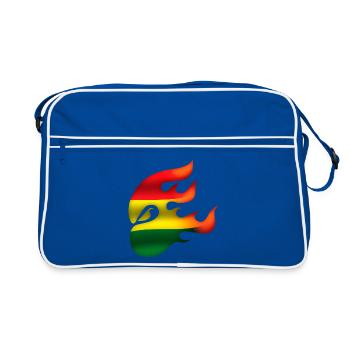 Bolivia Flag - Bolivia - Ninja - Retro Bag - blue/white - Front