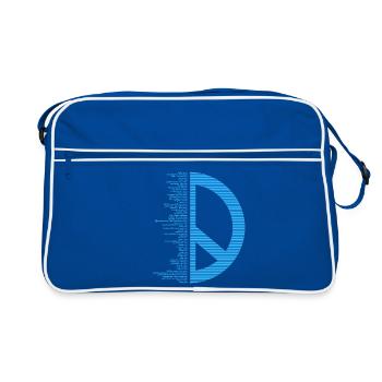 Pacifica - Peace - Retro Bag - blue/white - Front