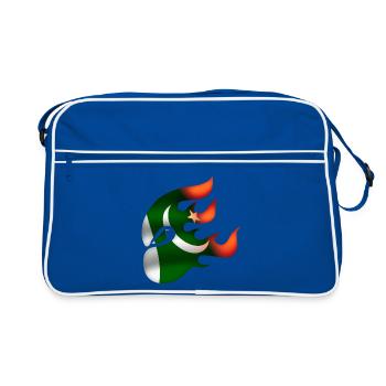 Flag of Pakistan - Pakistan - Ninja - Retro Bag - blue/white - Front