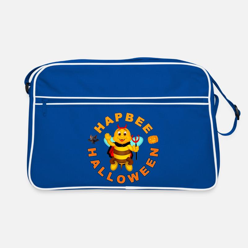 HAPBEE Halloween mit Text Retro Tasche