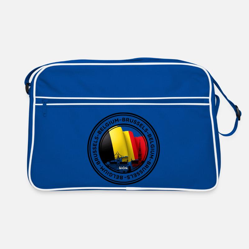 Illustration du drapeau de Bruxelles Sac Retro