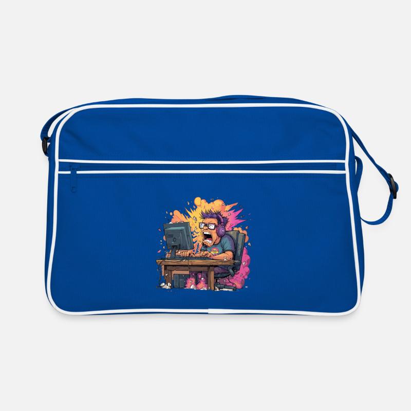 Gaming Rage Explosion – Zocker im Rage Mode Retro Tasche