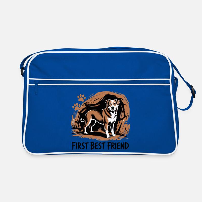 Erster bester Freund Retro Tasche