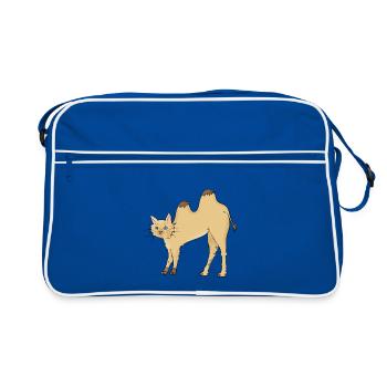 Chat-meau - Sac Retro - bleu/blanc - Devant