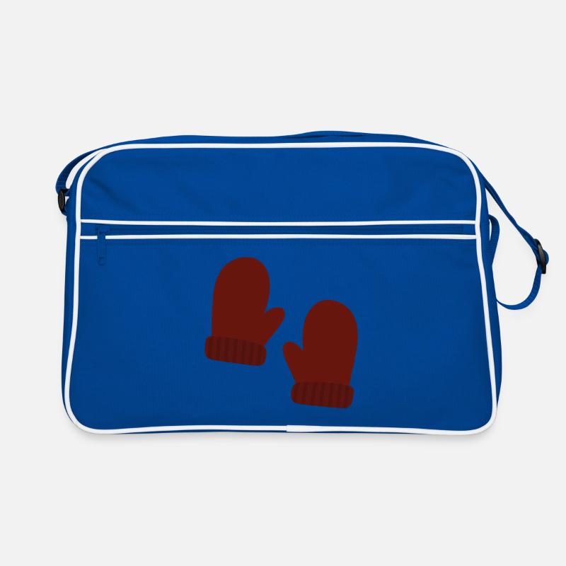 Gemütliche Winterhandschuhe Illustration Retro Tasche