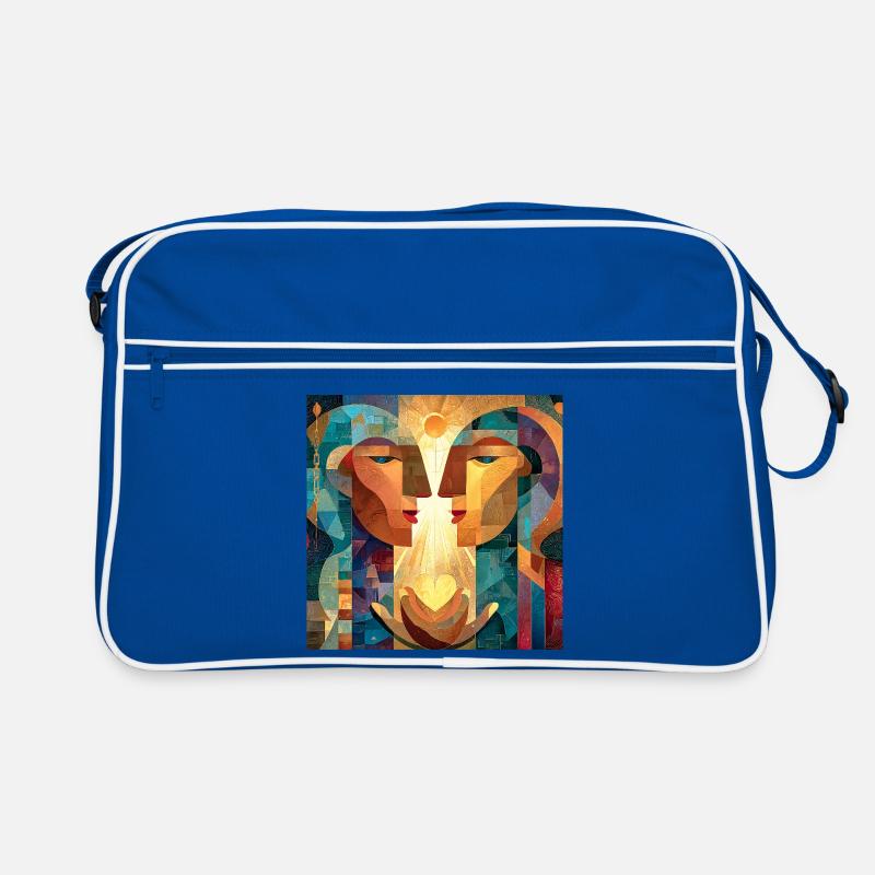 Mystical Balance Face Retro Bag