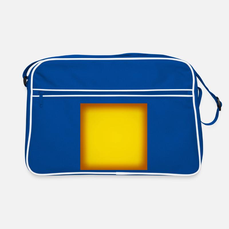 Wüstenplatz - Retro Tasche - Blau/Weiß