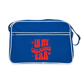 Don pédagogique de la formation professionnelle de nourrice - Sac Retro - bleu/blanc - Devant