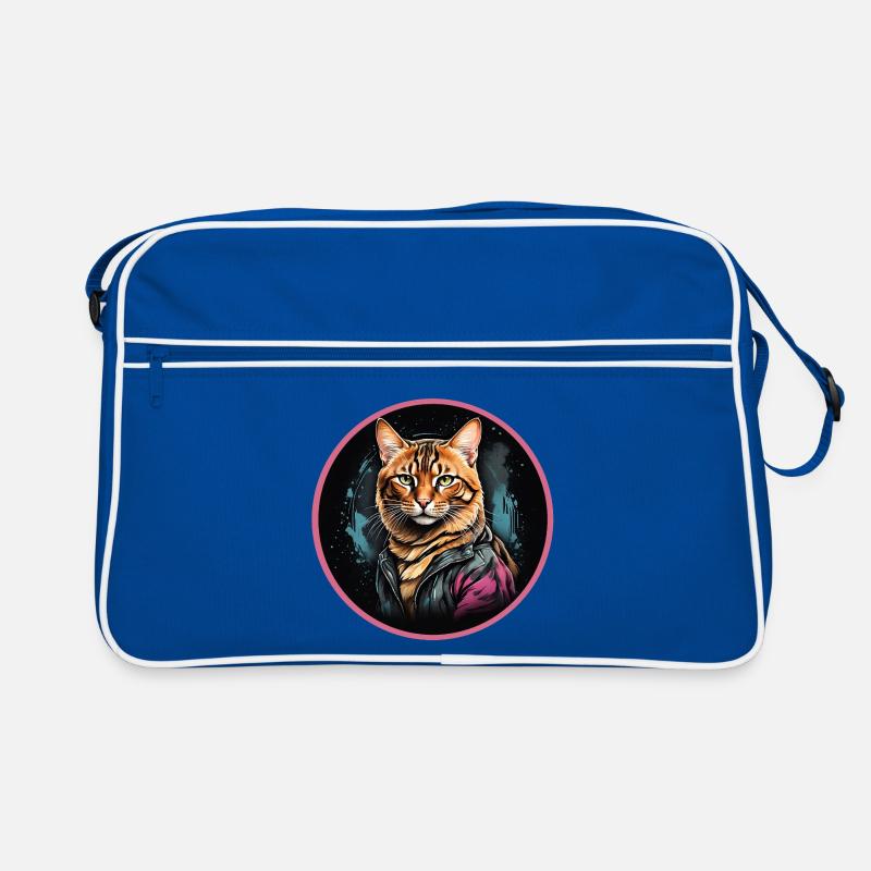 Chat léopard Sac Retro