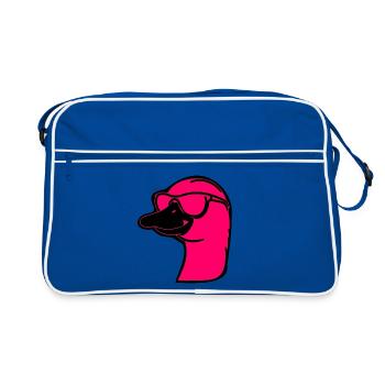 GAN'S SUNGLASSES - Retro Bag - blue/white - Front