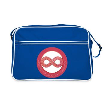 Professionnel certifié Circle Jerk - Sac Retro - bleu/blanc - Devant