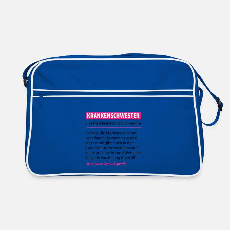 Drôle d’infirmière profession définition cadeau Sac Retro