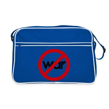 Stop War – Pour la paix et la liberté - Sac Retro - bleu/blanc - Devant