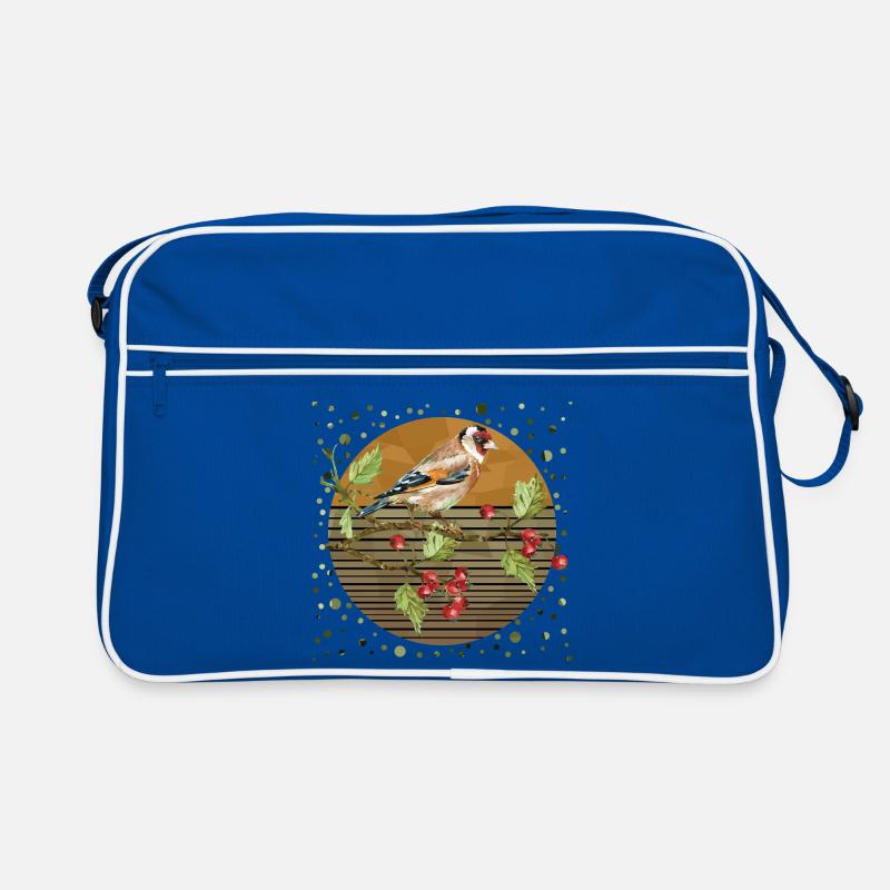 Bunter Vogel Retro Tasche