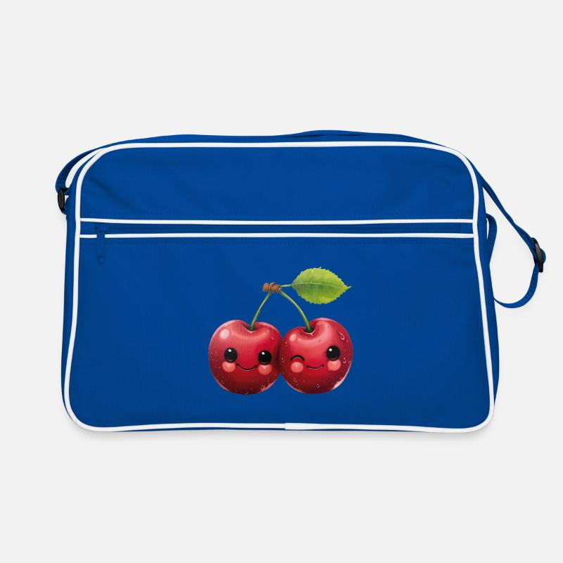 Cerises avec un visage Sac Retro