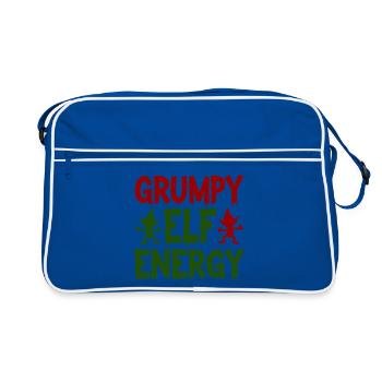 Grumpy Elf Energy Grumpy Imp - Retro Bag - blue/white - Front