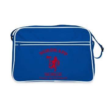 Nordkapp, Norge, Norway, Norway - Retro Bag - blue/white - Front