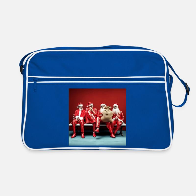 Application Santa's Quartet on Casting Bank Retro Bag