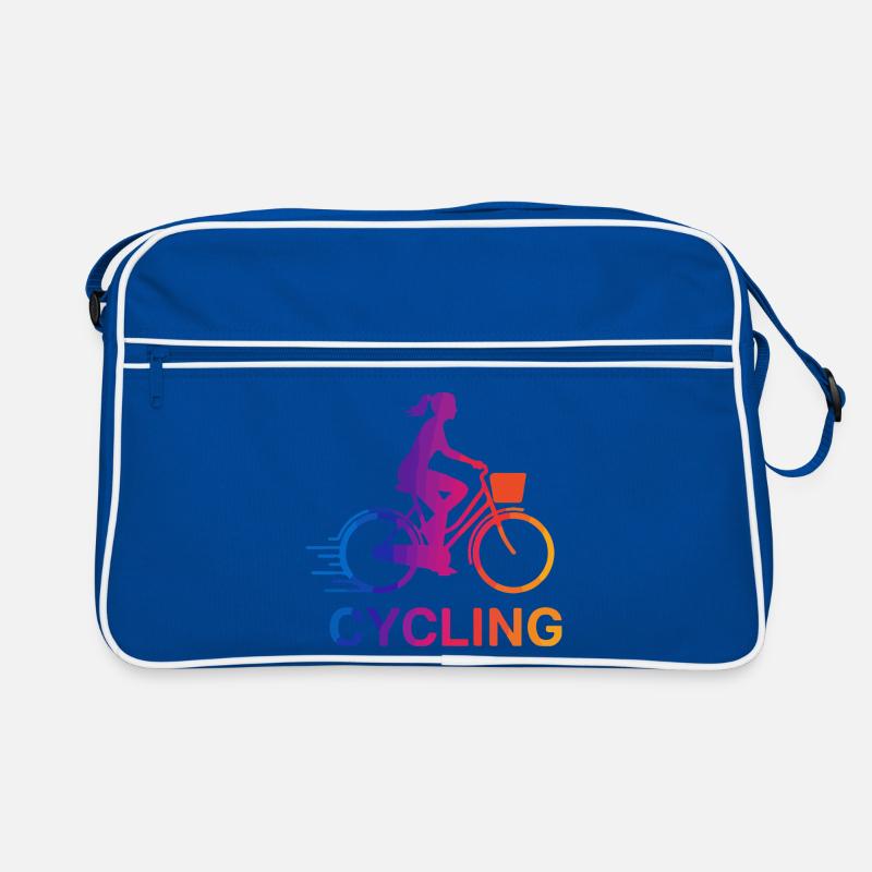 Cycliste Rainbow Gradient Sac Retro