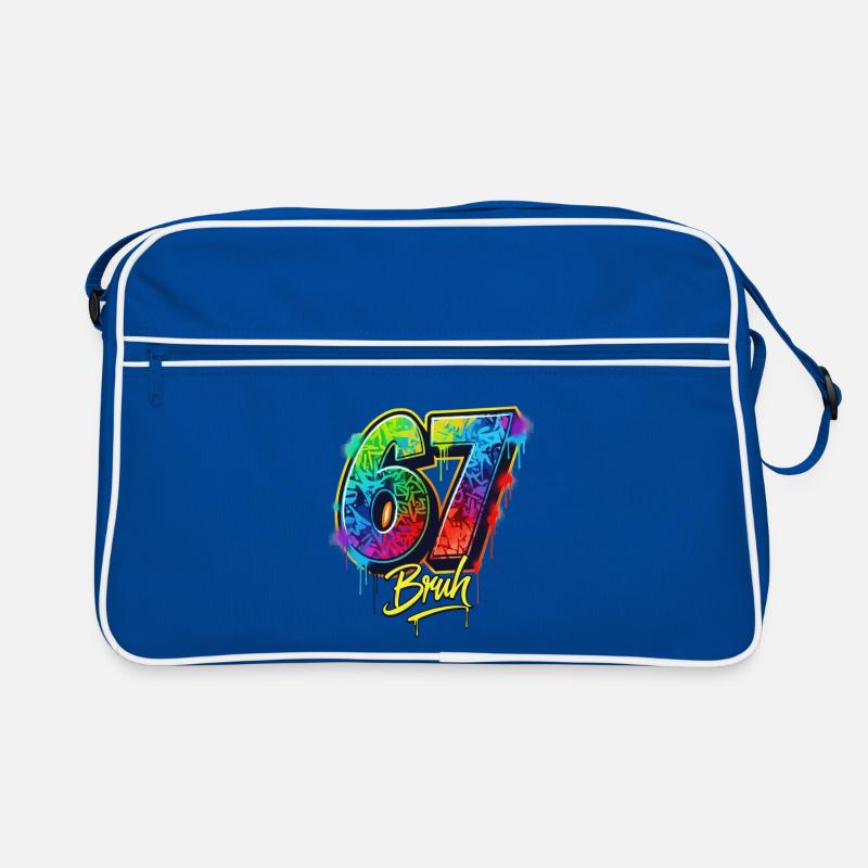 6 7 Mème – Édition Graffiti Bruh Sac Retro