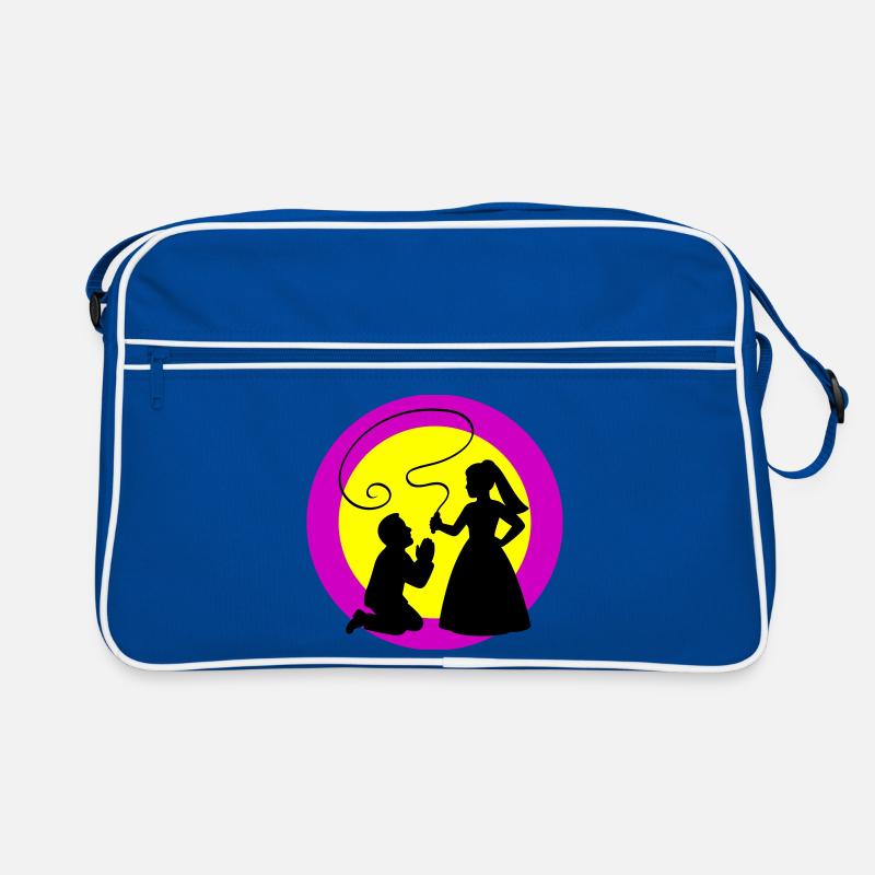 Bride and groom Wedding Retro Bag