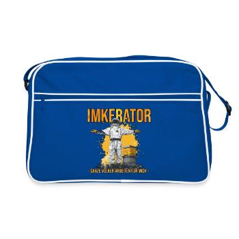 Apiculteur : Des colonies entières fonctionnent pour moi - Sac Retro - bleu/blanc - Devant