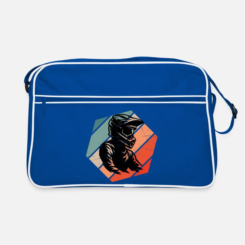 Conception compacte du motocross Sac Retro