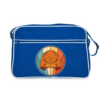 Tardigrade - Retro Tasche - Blau/Weiß - Vorne