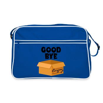 Last Working Day - Goodbye - Retro Bag - blue/white - Front