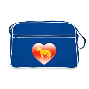 donkey - Retro Bag - blue/white - Front