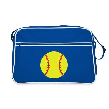Softball - Retro Bag - blue/white - Front