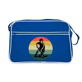 Floorball perfect for every floorball - Retro Bag - blue/white - Front
