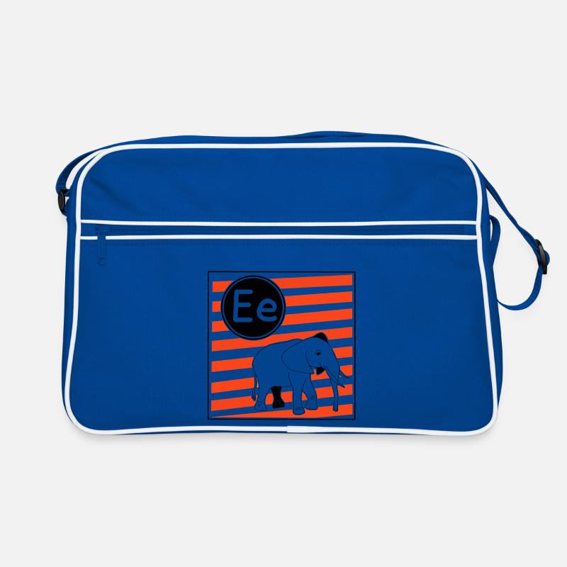 E for Elephant Letters for Learning to Read Retro Bag