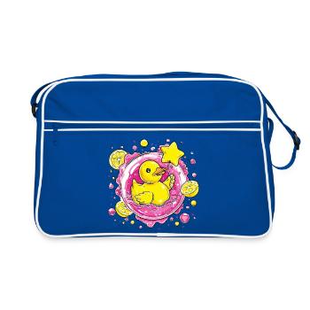 Caneton Néon Agrume Coin-Agrume - Sac Retro - bleu/blanc - Devant