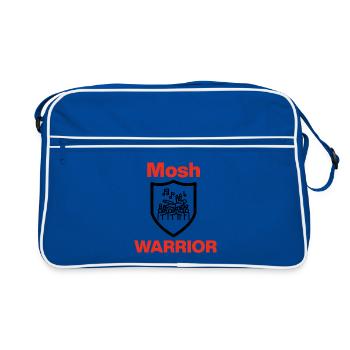 Mosh Warrior – Pit Legend! - Retro Bag - blue/white - Front