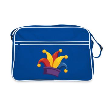 Classique bonnet de fou pour le carnaval et le carnaval - Sac Retro - bleu/blanc - Devant