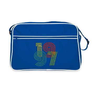 Millésime 1997 - Sac Retro - bleu/blanc - Devant