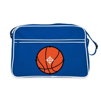 Basket Ball / Basketball / Basktet-Ball / Sport - Sac Retro - bleu/blanc - Devant
