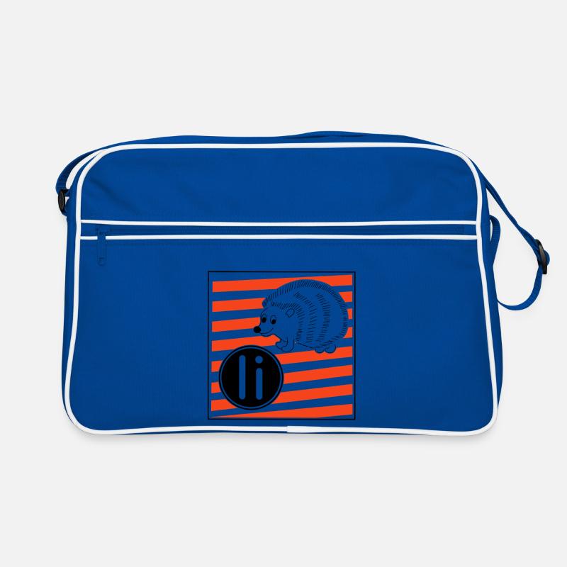 I wie Igel Retro Tasche
