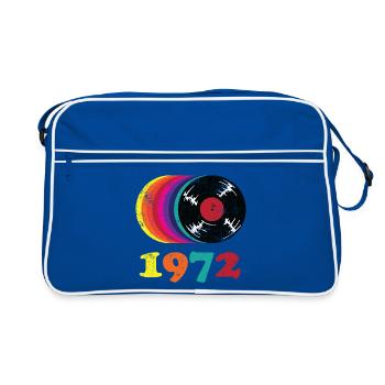 Millésime 1972 - Sac Retro - bleu/blanc - Devant