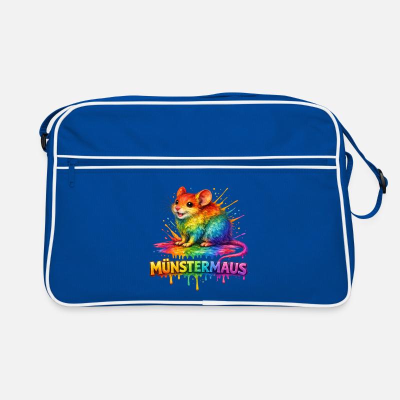 Munster Mouse Rainbow Retro Bag